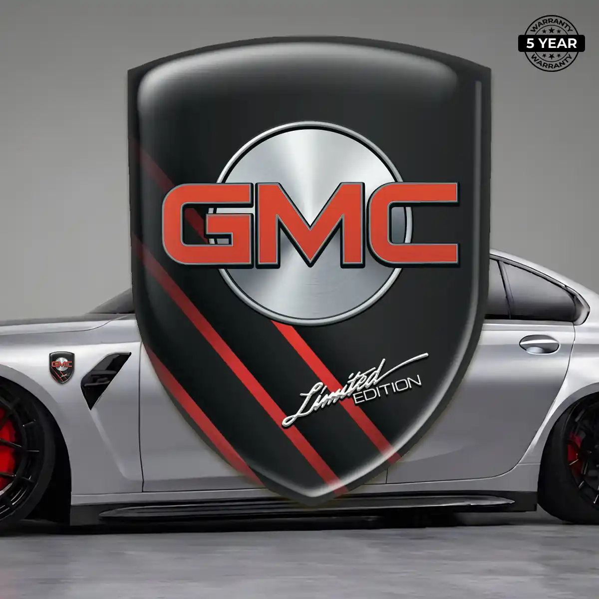 GMC Car Badge Sticker Opulent Line