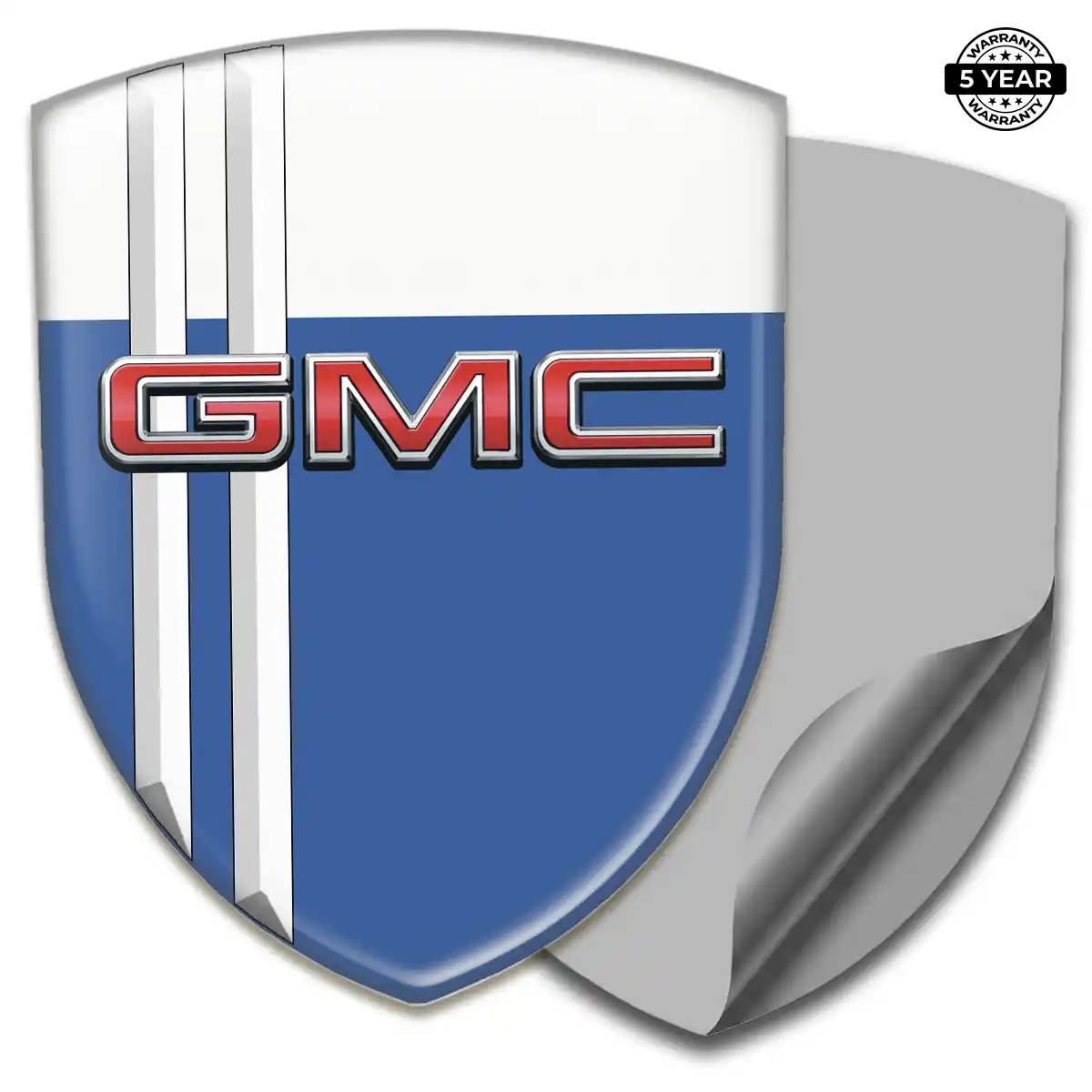 GMC Car Badge Sticker Refined Design
