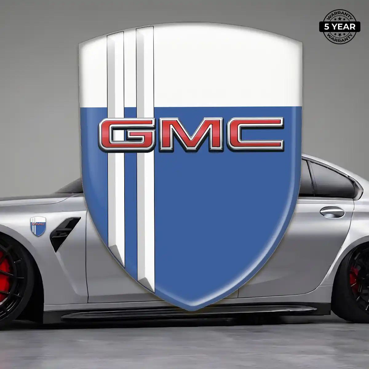 GMC Car Badge Sticker Refined Design