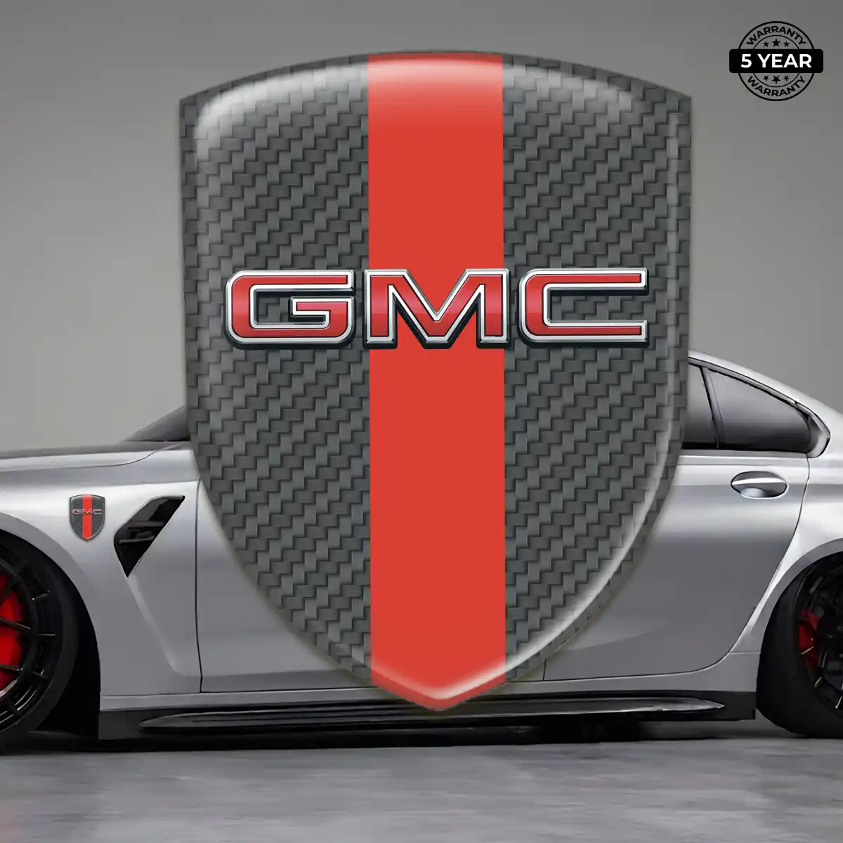GMC Car Badge Sticker Signature Grade