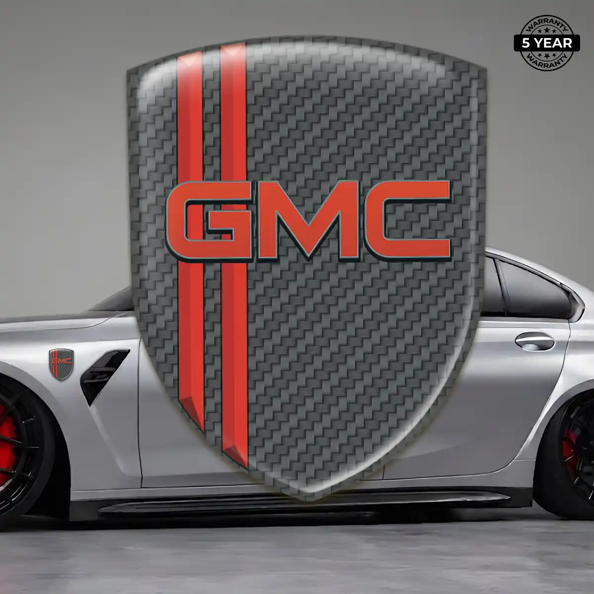 GMC Car Badge Sticker Sleek Style