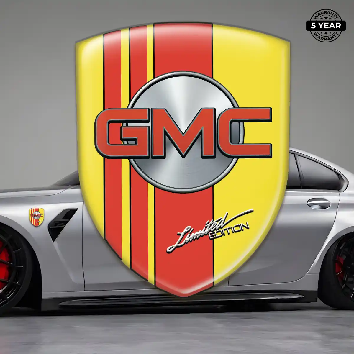 GMC Car Emblem Decal Opulent Line