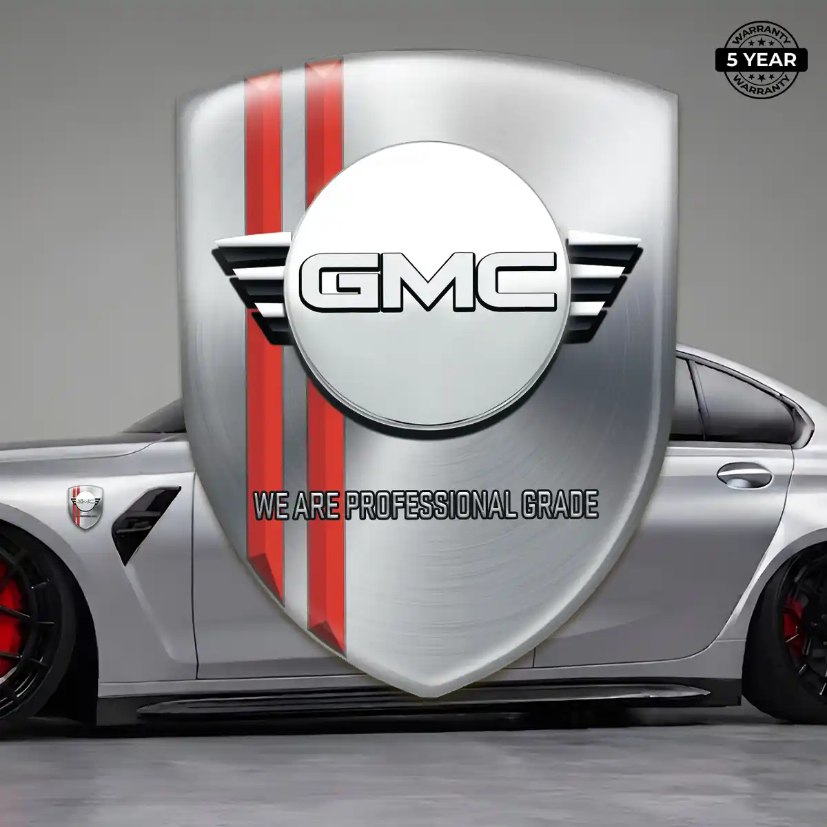 GMC Car Emblem Decal Prime Quality