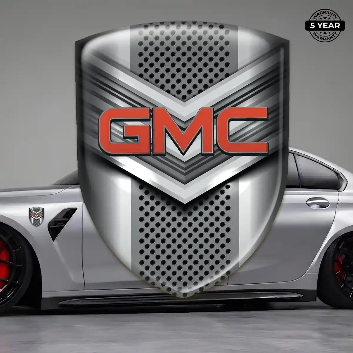GMC Car Emblem Decal Resin Luxe