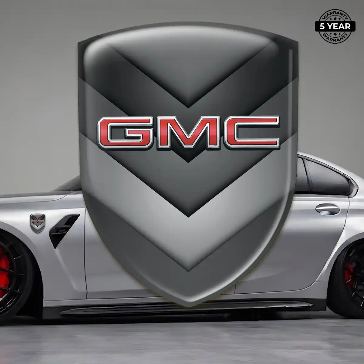 GMC Car Emblem Decal Signature Grade