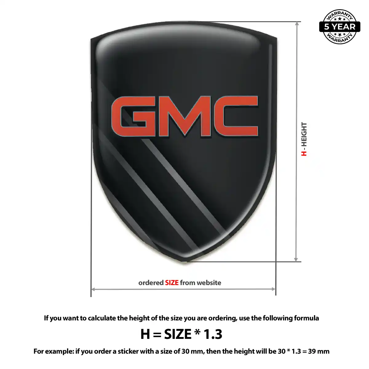 GMC Car Emblem Overlay Elite Edition
