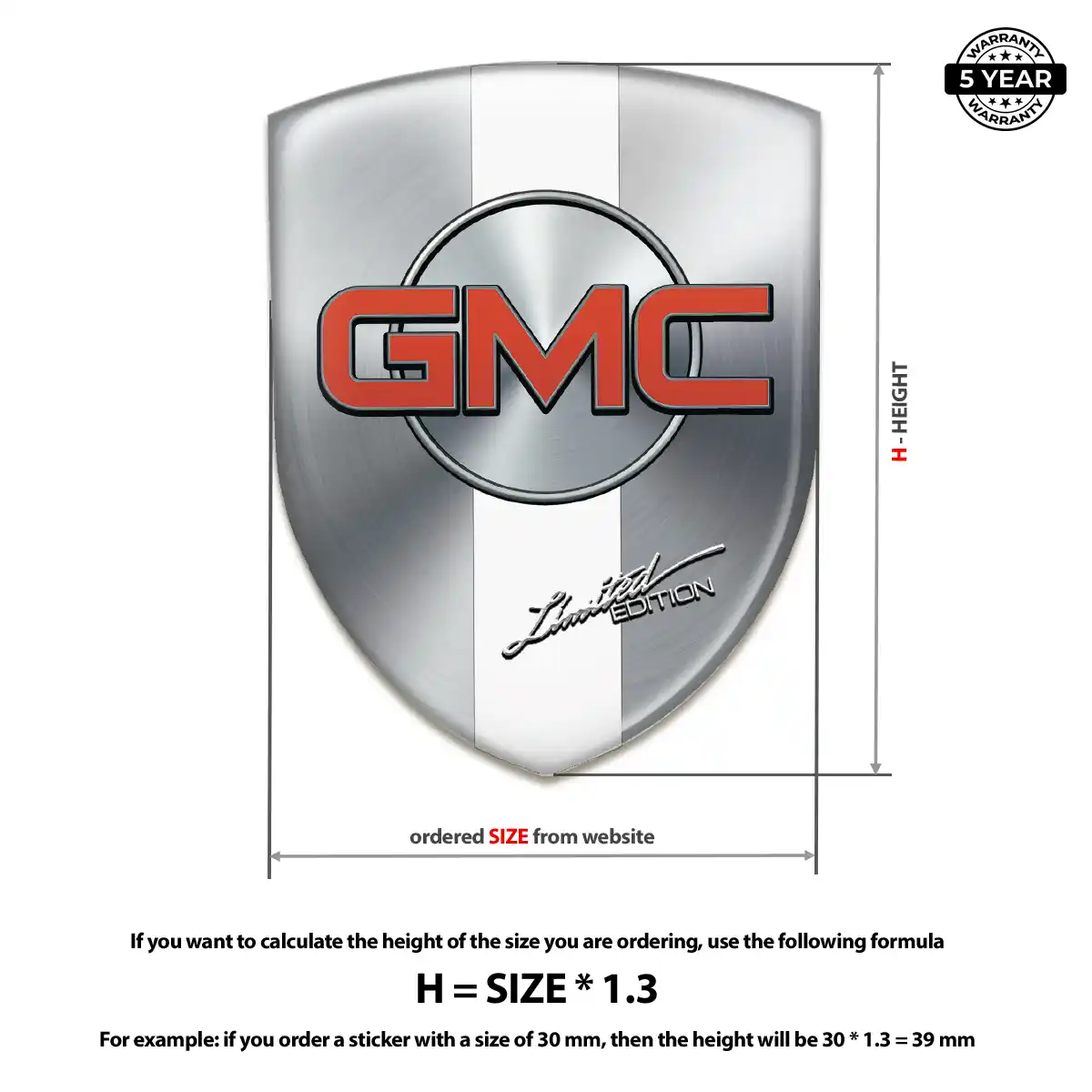 GMC Car Emblem Overlay Exclusive Series