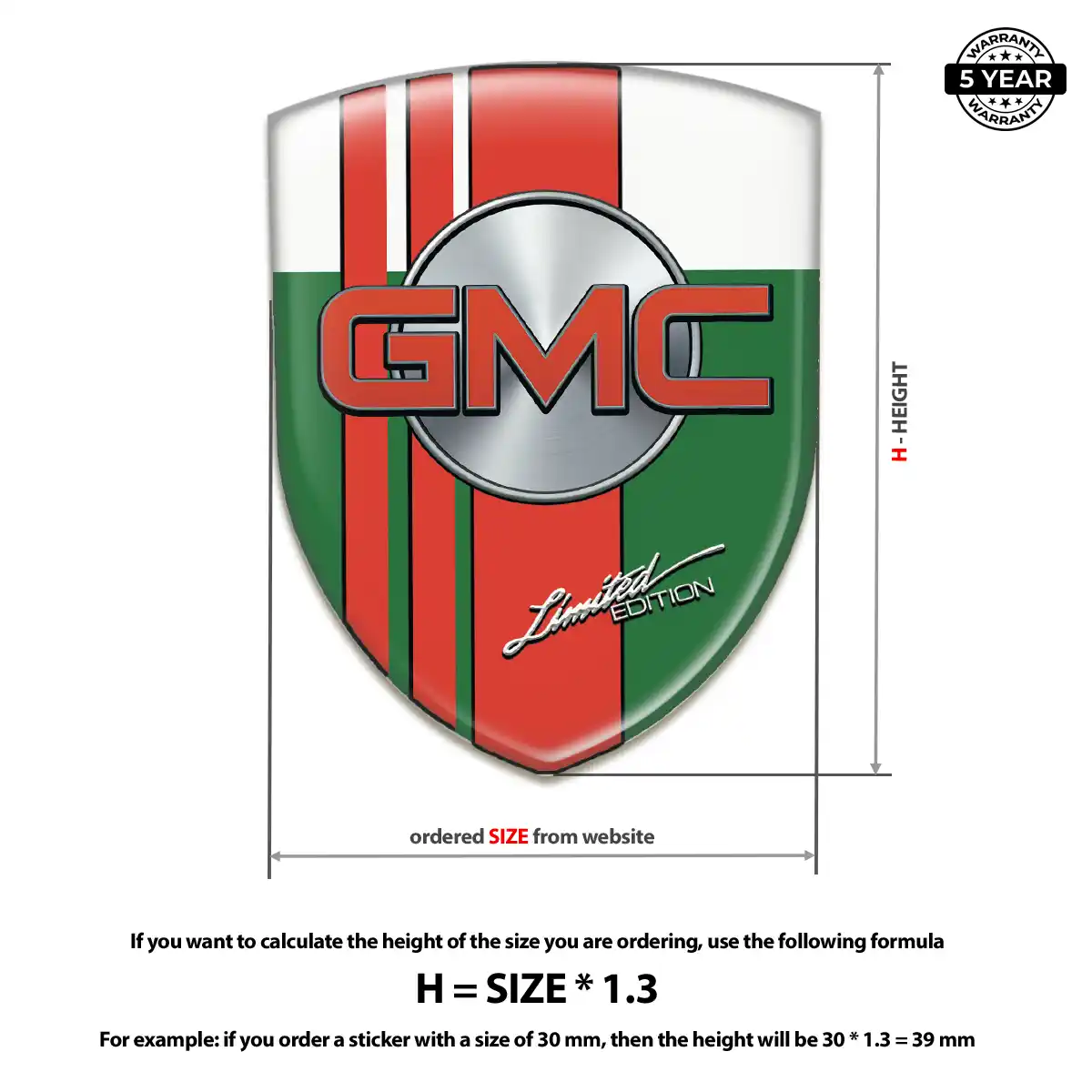 GMC Car Emblem Overlay Interior Luxe
