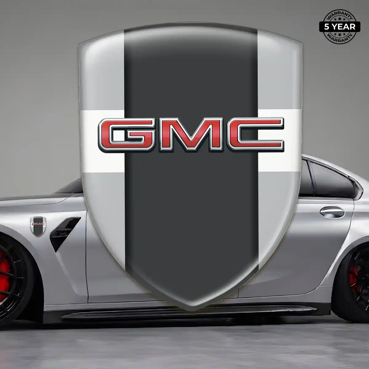 GMC Car Emblem Overlay Premium Dome