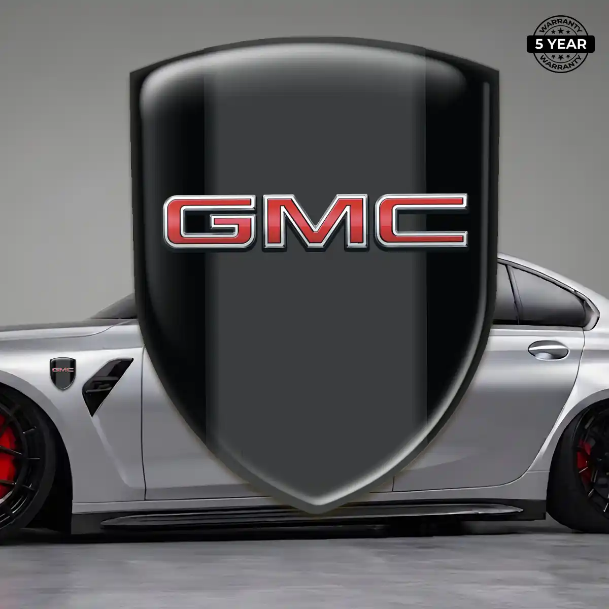 GMC Car Emblem Overlay Refined Design