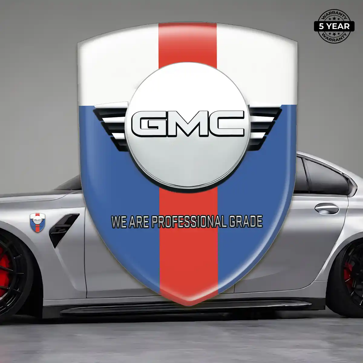 GMC Car Emblem Overlay Signature Grade