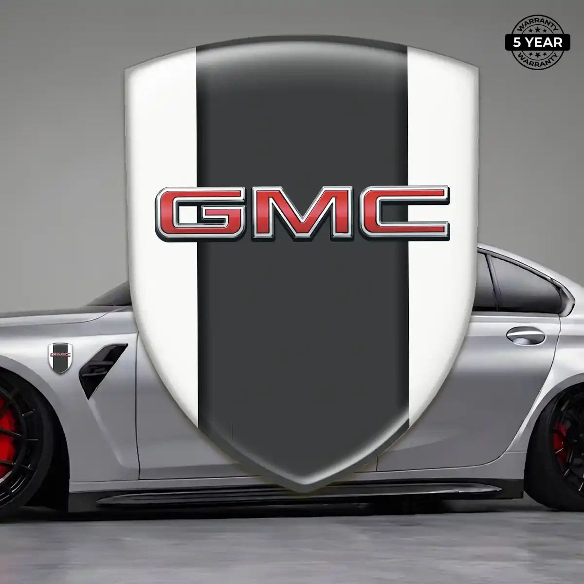 GMC Car Emblem Overlay Sleek Style