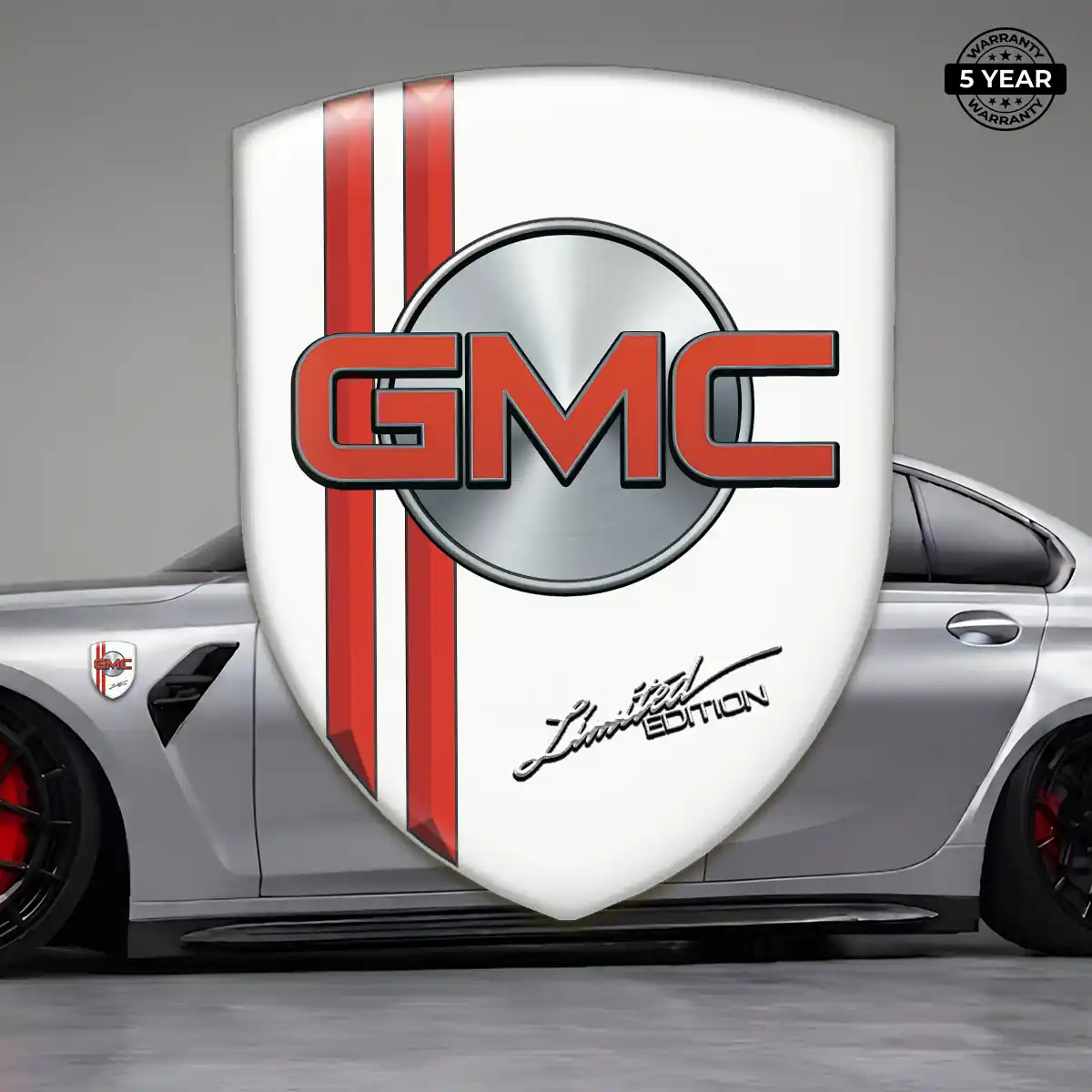 GMC Car Emblem Sticker Deluxe Edition