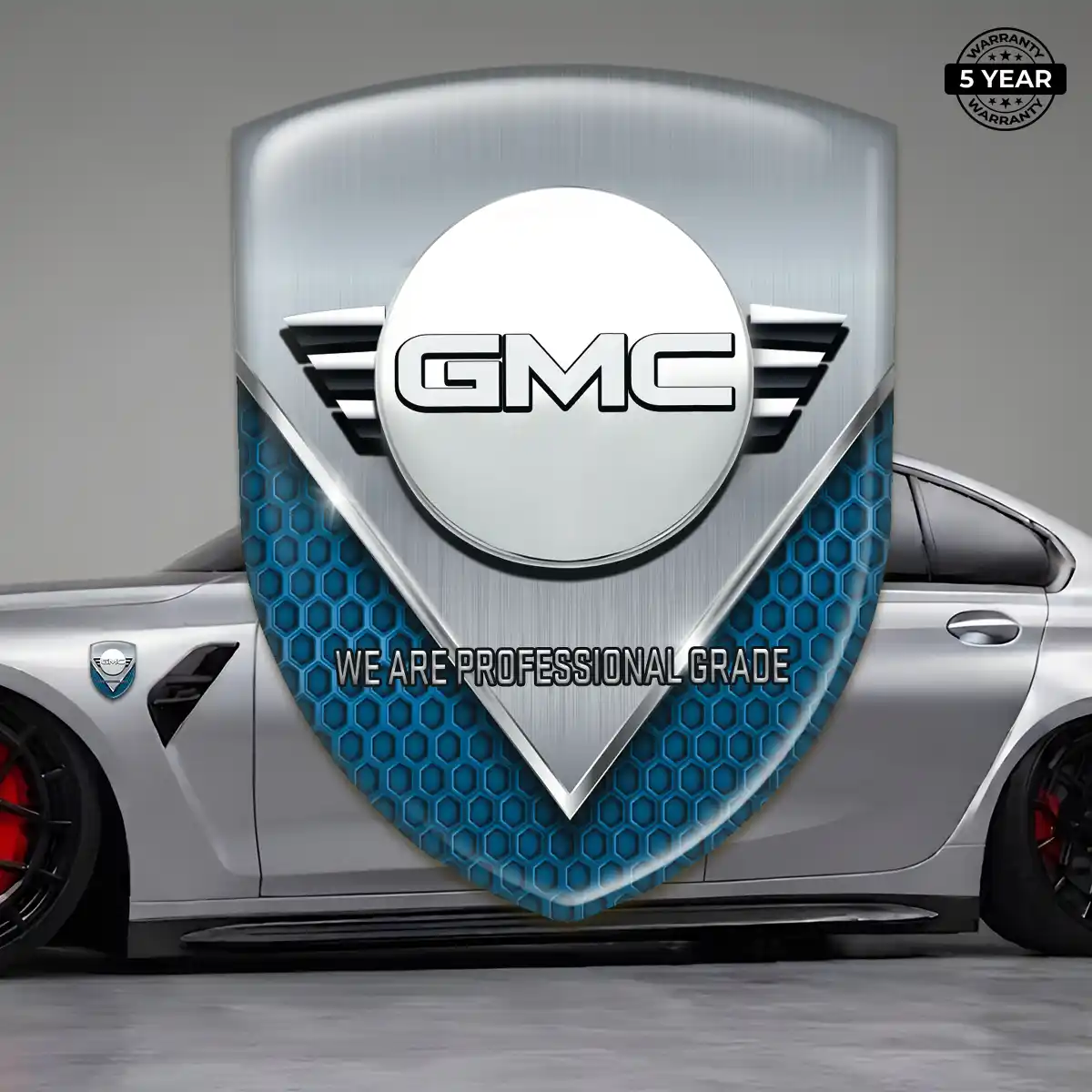 GMC Car Emblem Sticker Elite Finish