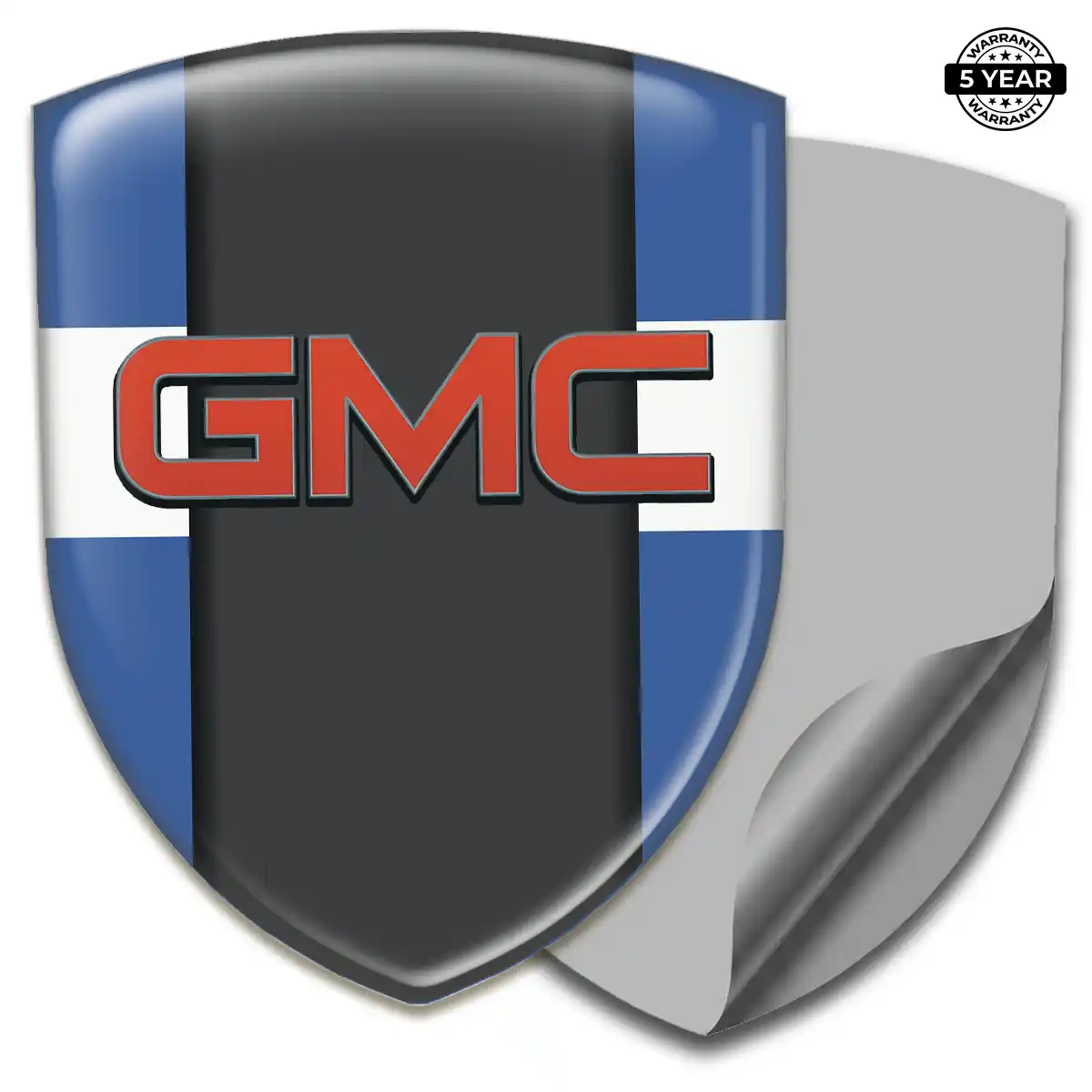 GMC Car Emblem Sticker Premium Dome