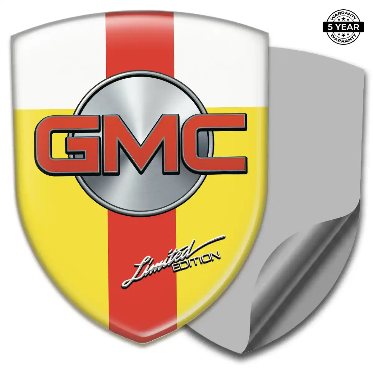 GMC Car Emblem Sticker Prestige Line