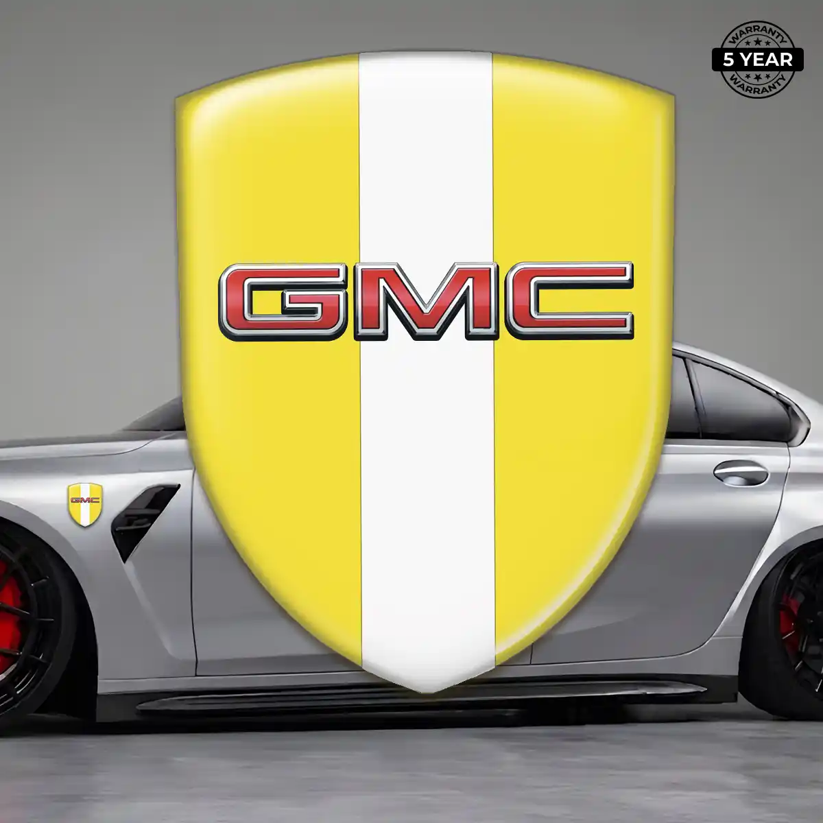 GMC Car Emblem Sticker Signature Grade