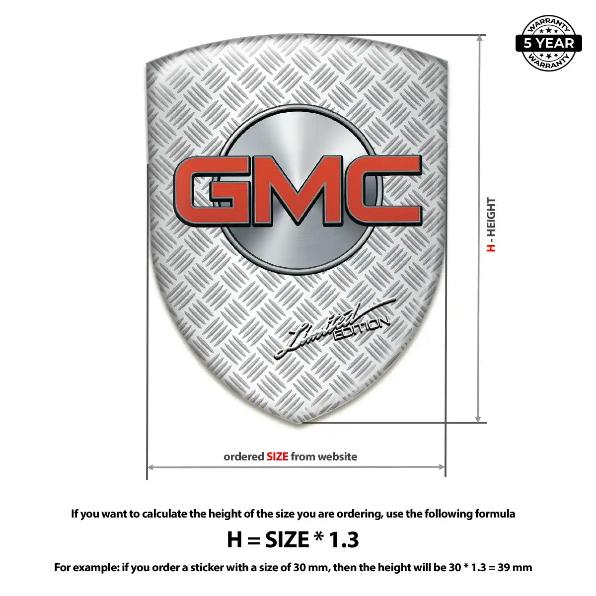 GMC Car Logo Decal Exclusive Series