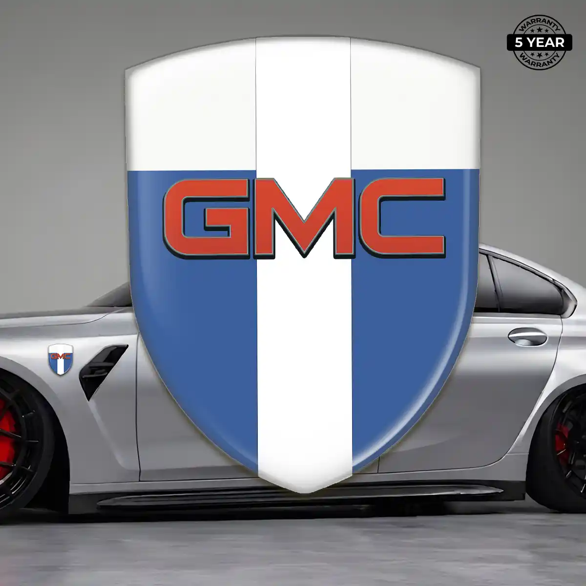 GMC Car Logo Decal Premium Dome