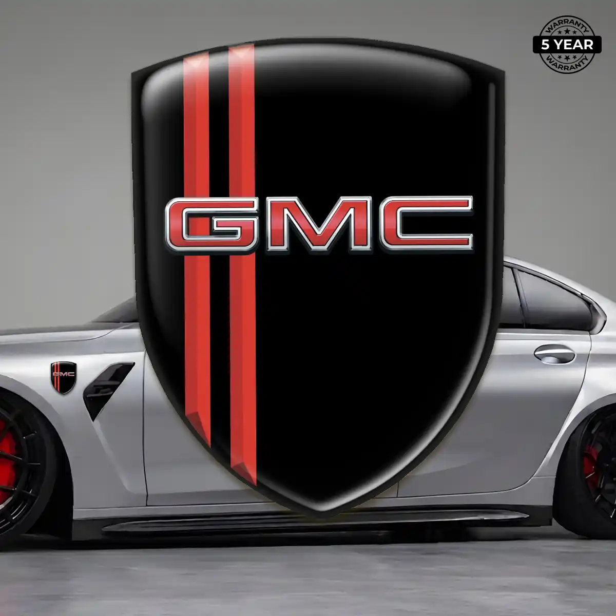 GMC Car Logo Decal Resin Luxe