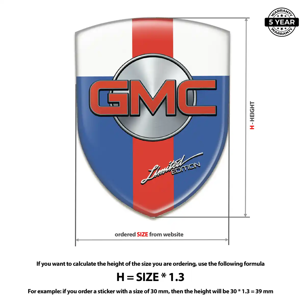 GMC Crest Emblem Deluxe Edition