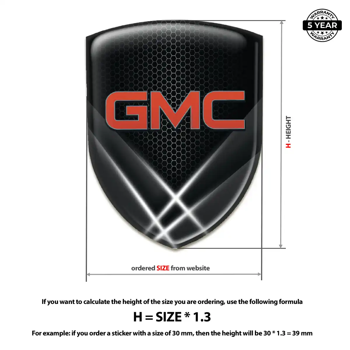 GMC Crest Emblem Elite Edition