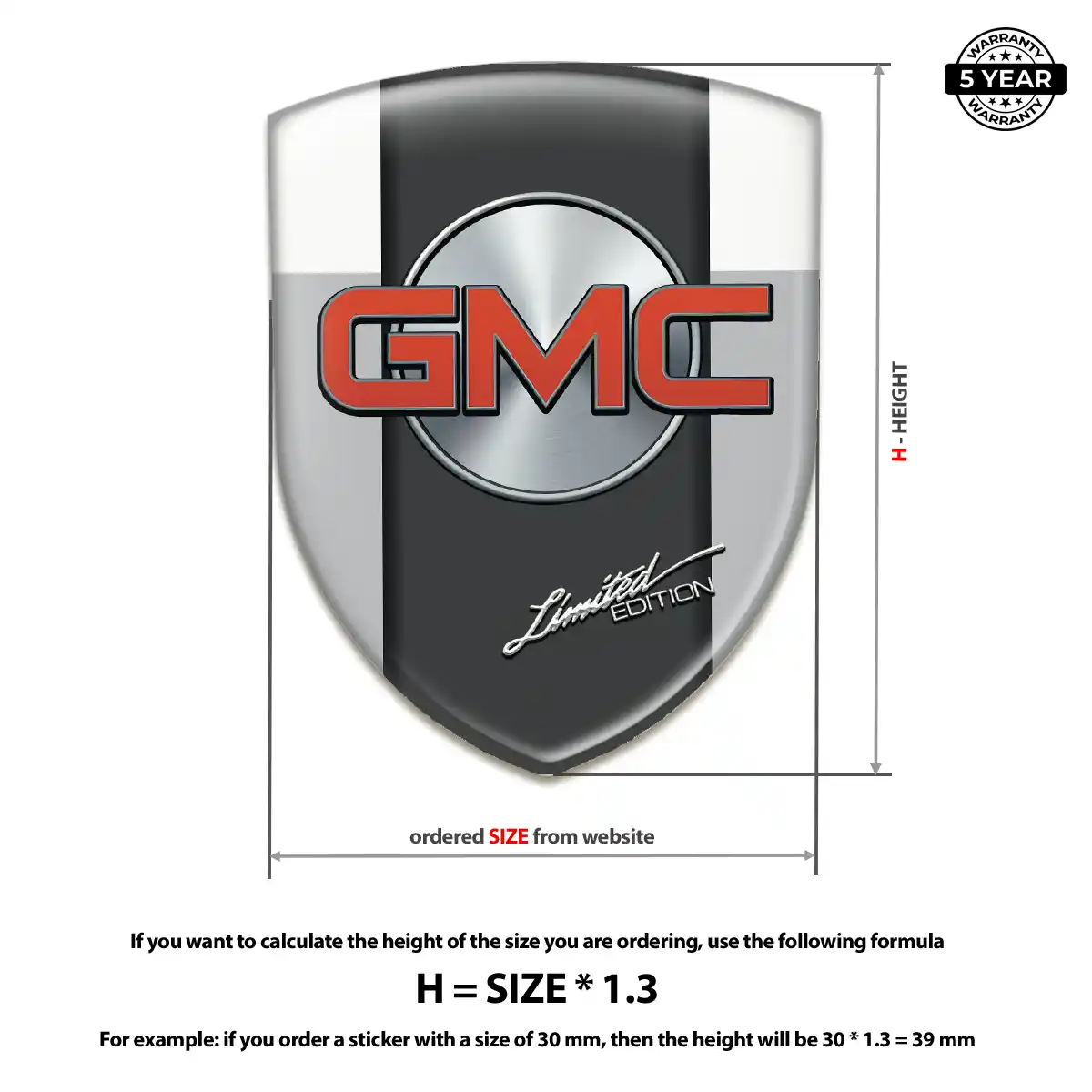 GMC Crest Emblem Elite Finish