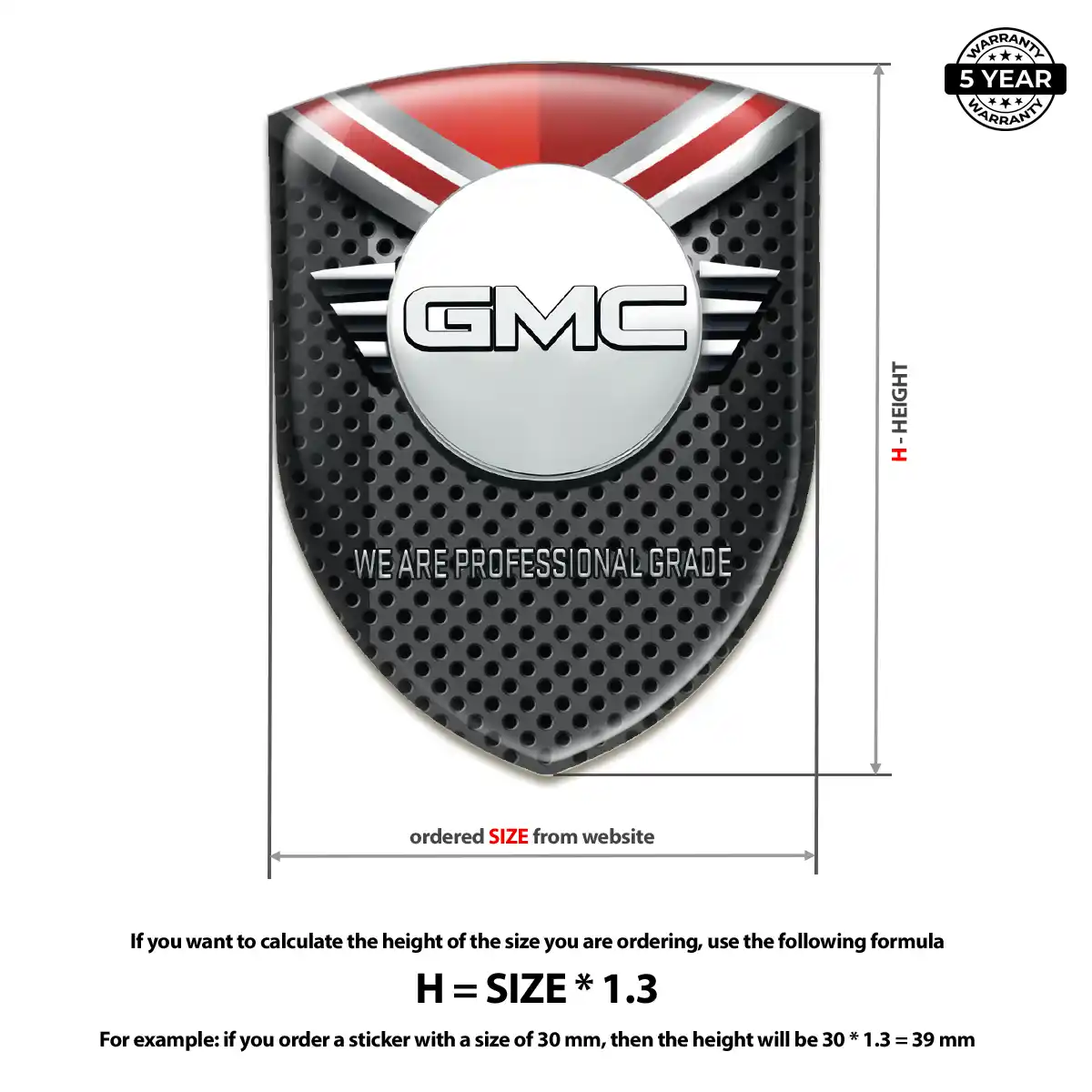 GMC Crest Emblem Interior Luxe