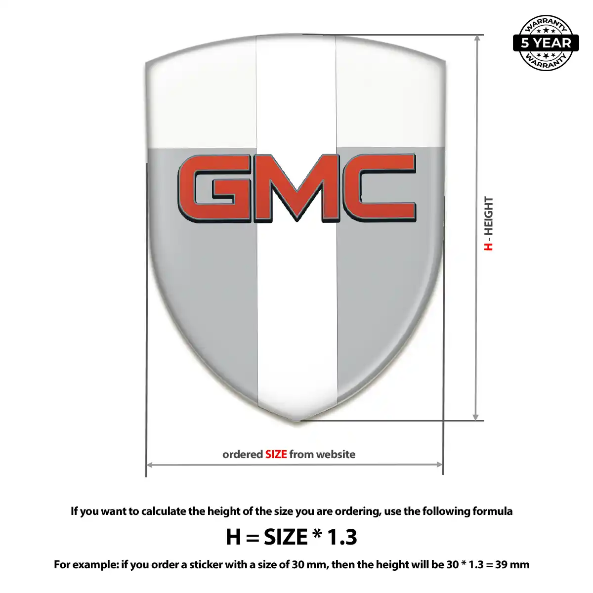 GMC Crest Logo Emblem Elite Edition