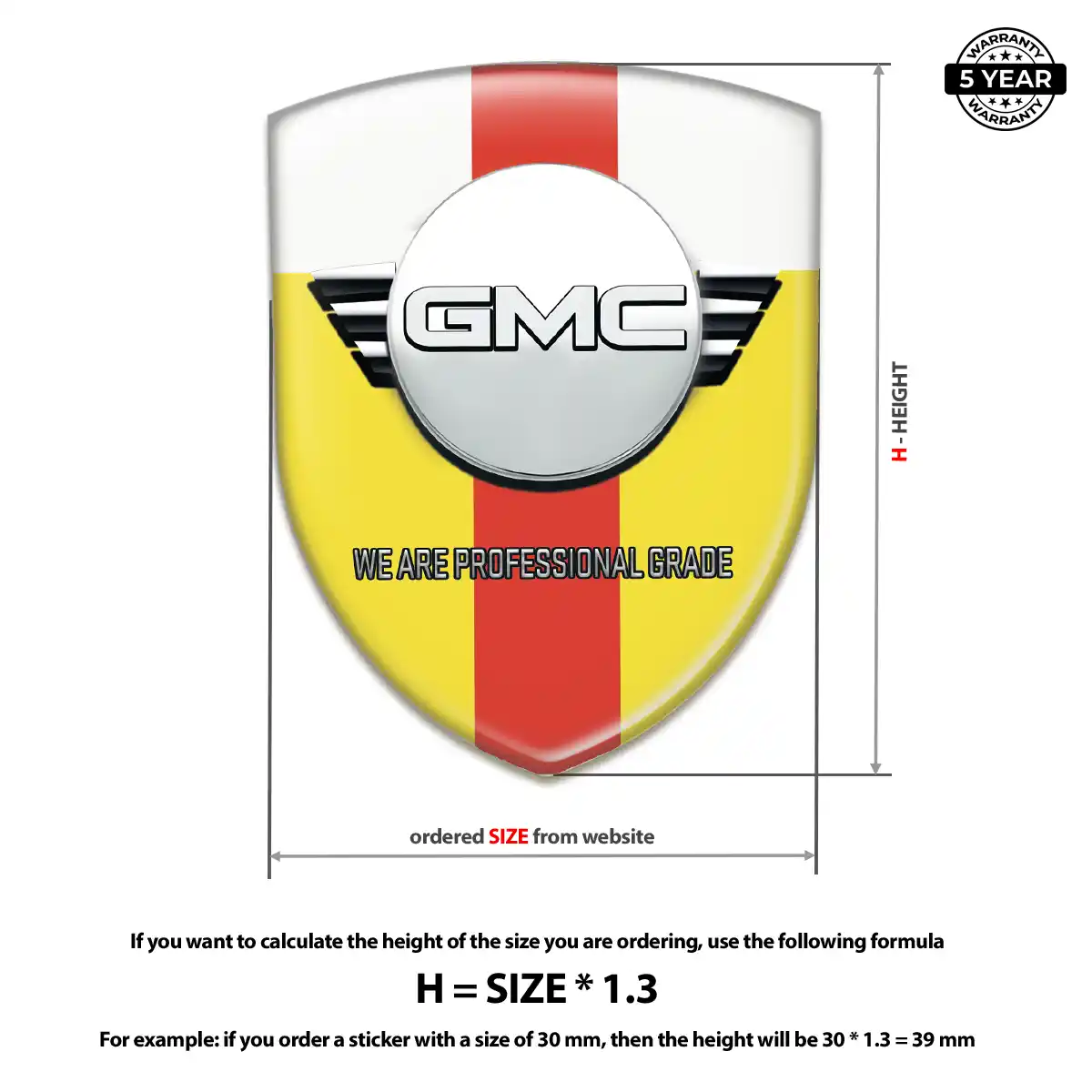 GMC Crest Logo Emblem Exclusive Series