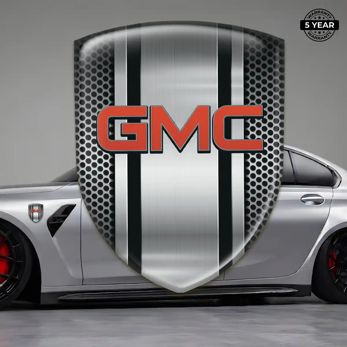 GMC Crest Logo Emblem Interior Luxe