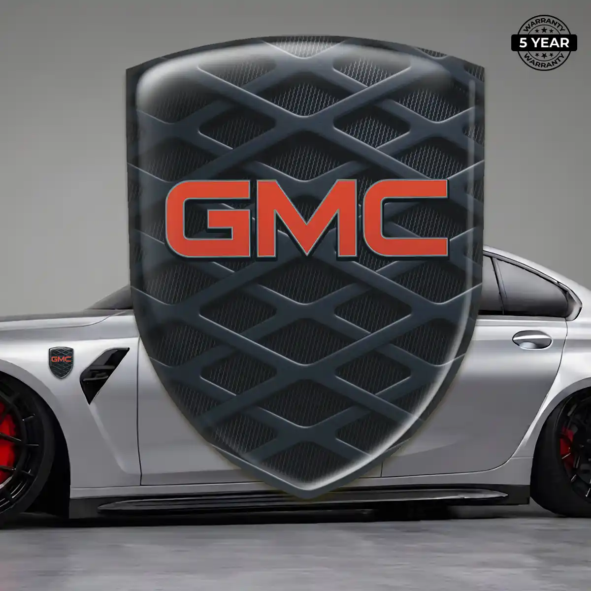 GMC Crest Logo Emblem Premium Dome