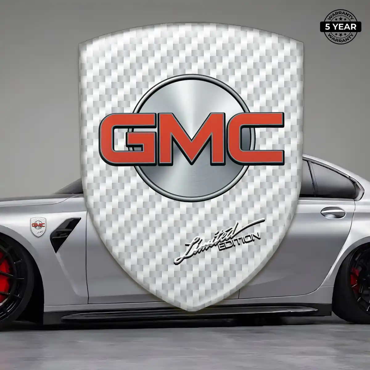 GMC Crest Logo Emblem Resin Luxe