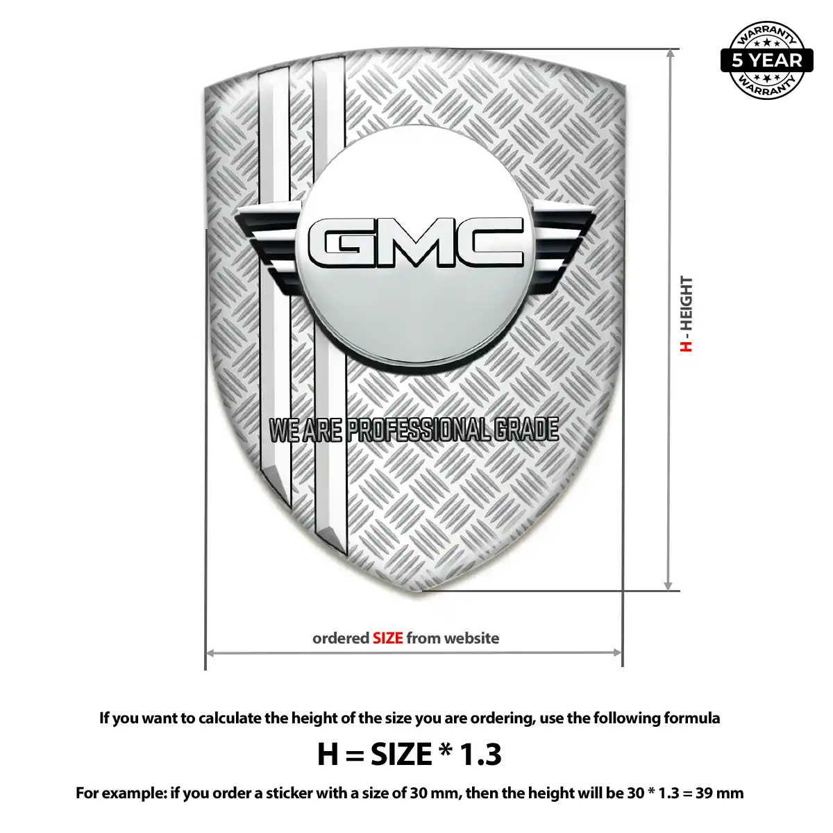 GMC Crest Logo Emblem Sleek Style