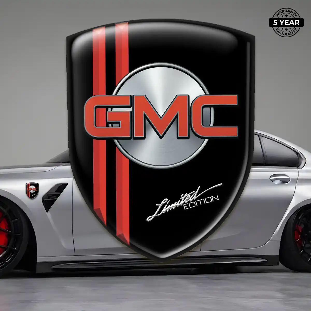 GMC Domed Badge Elite Finish