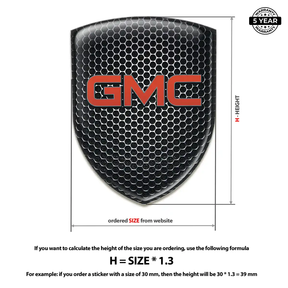GMC Domed Badge Superior Craft