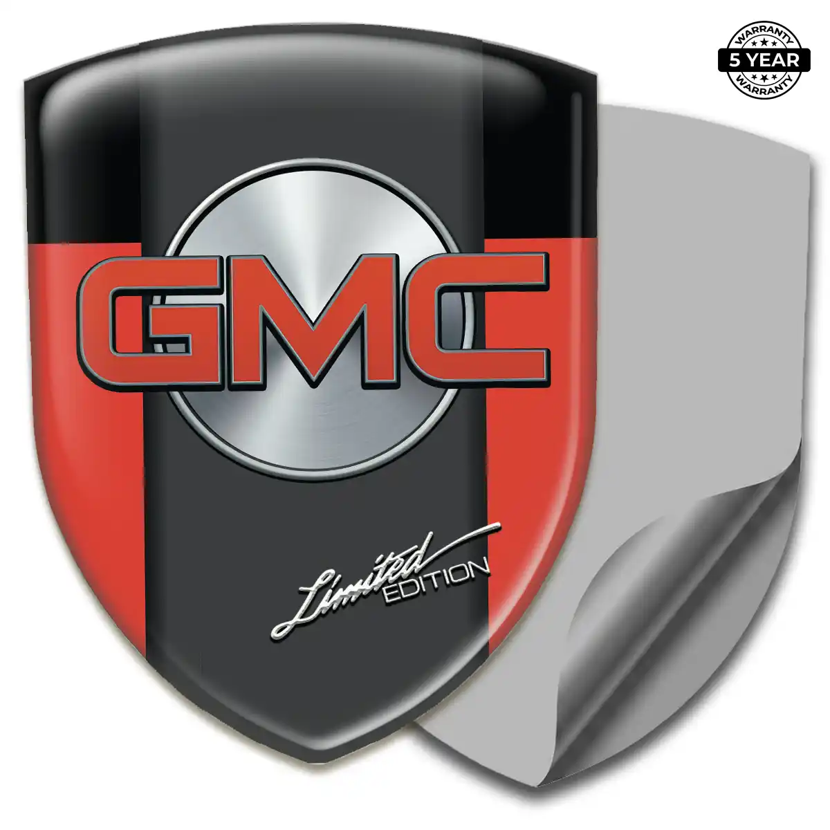GMC Domed Car Sticker Deluxe Edition