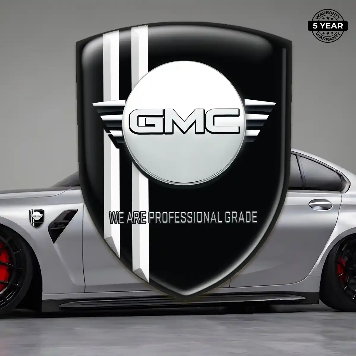 GMC Domed Car Sticker Exclusive Series