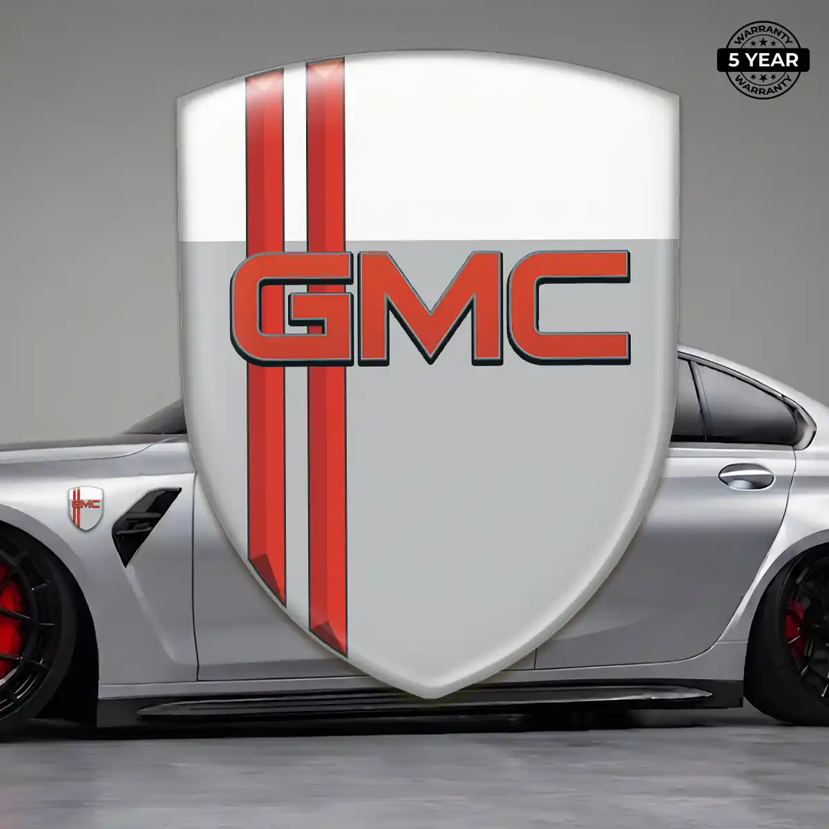 GMC Domed Car Sticker Noble Edition