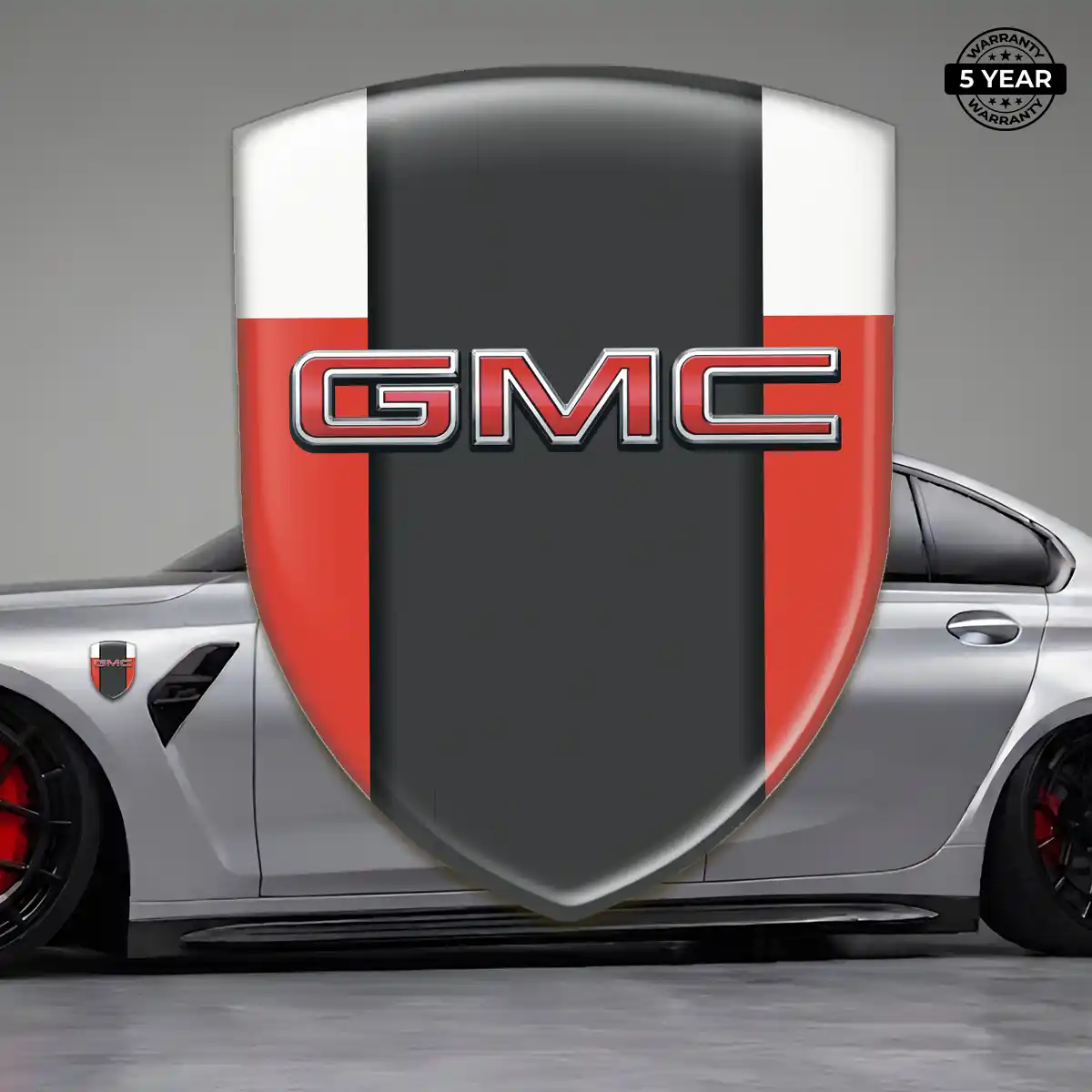 GMC Domed Car Sticker Opulent Line