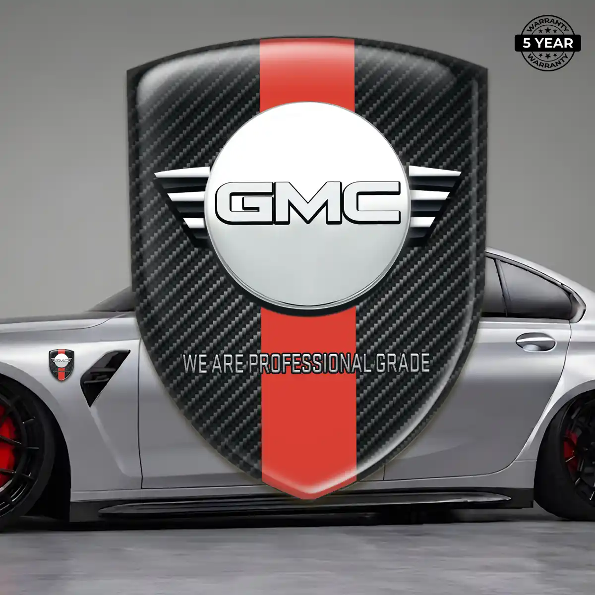GMC Domed Car Sticker Premium Dome