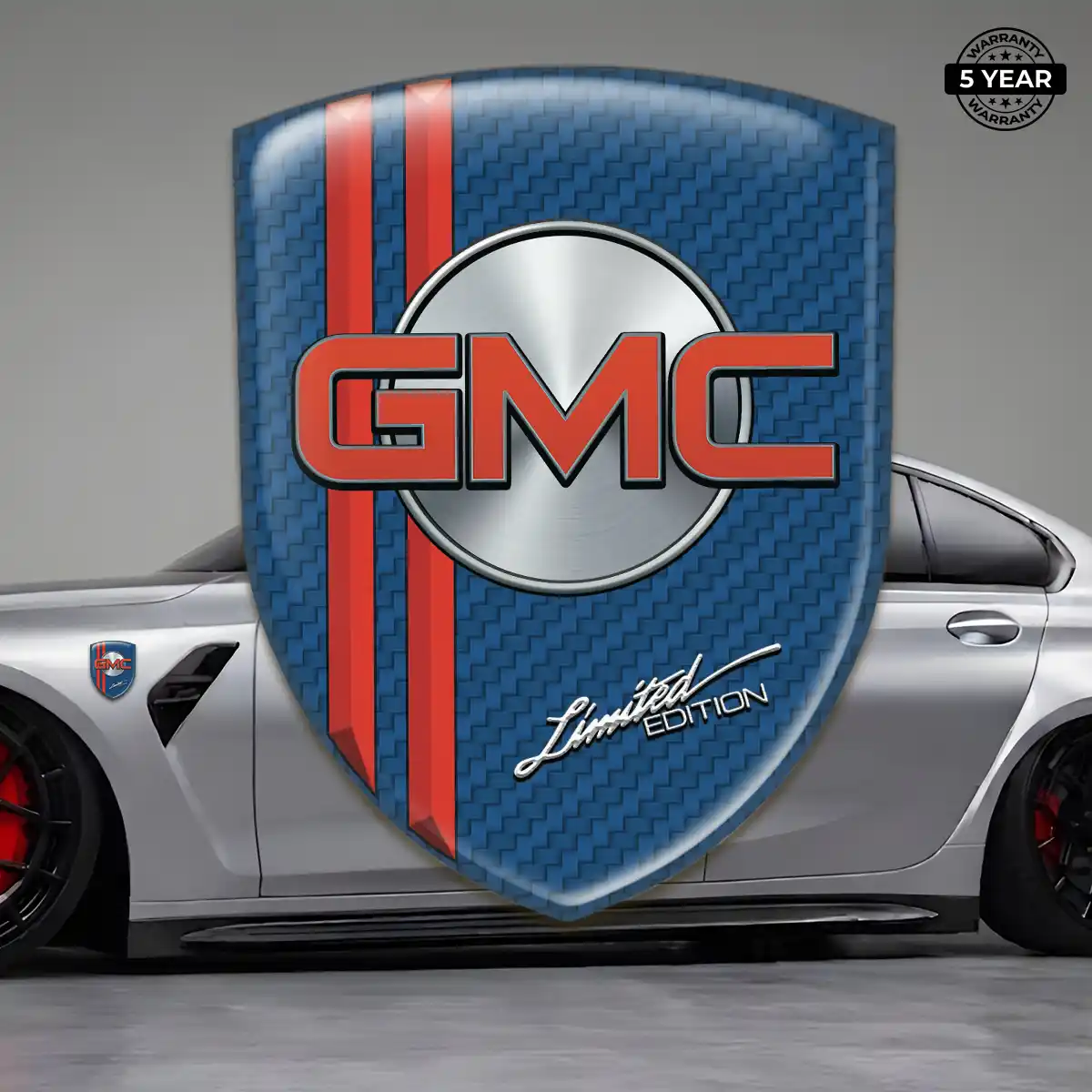 GMC Domed Car Sticker Superior Craft
