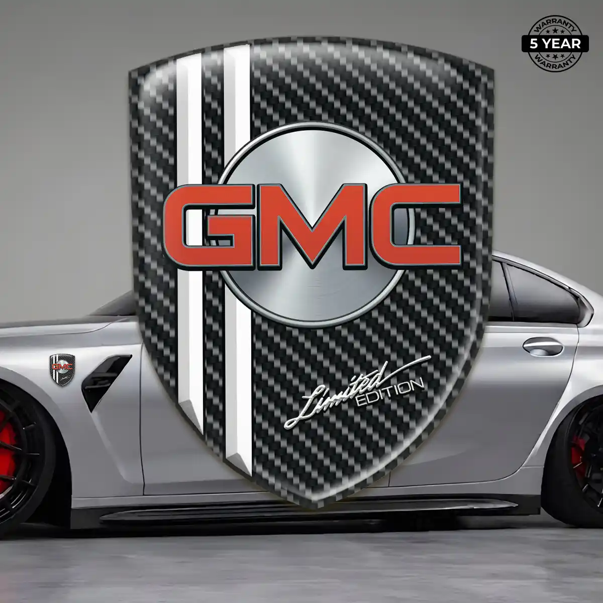 GMC Domed Decal Resin Luxe
