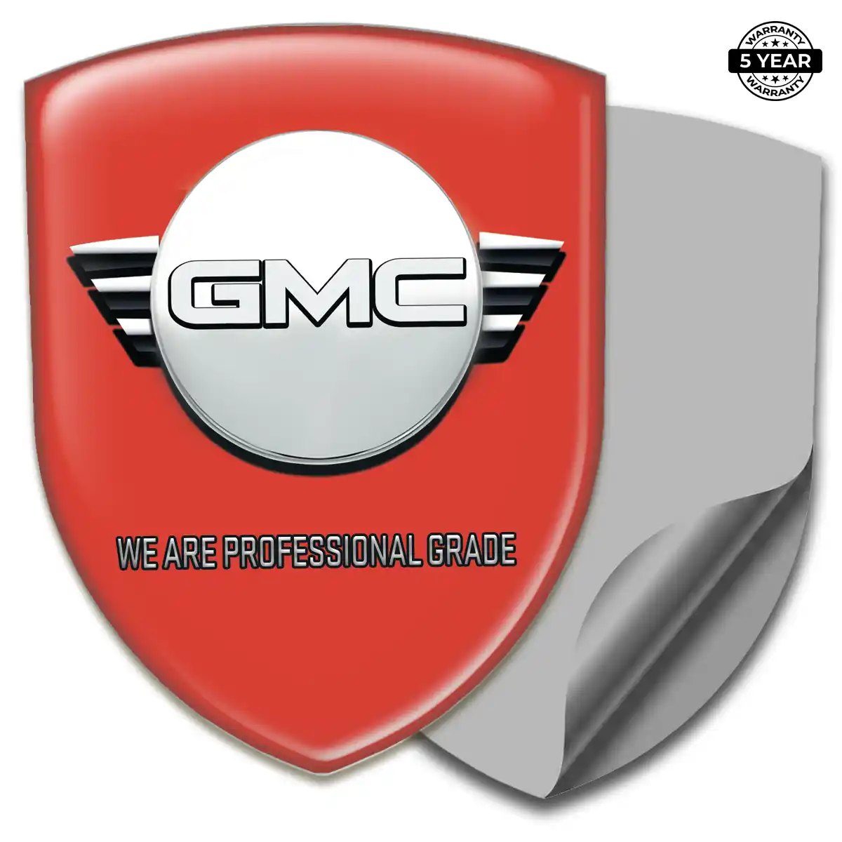 GMC Domed Decal Sleek Style