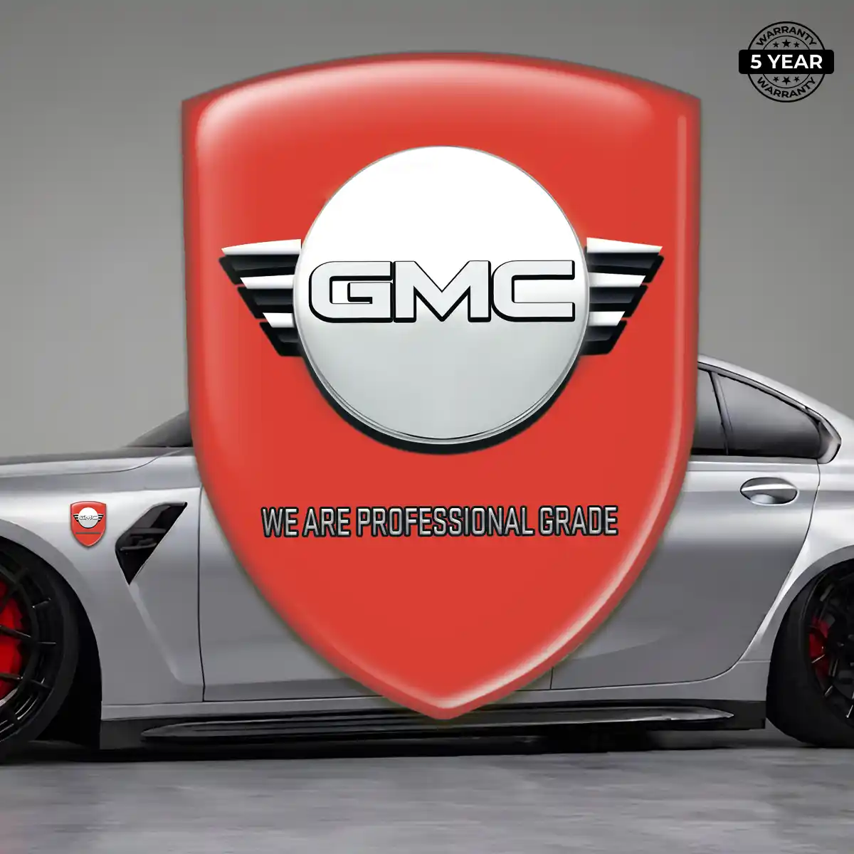 GMC Domed Decal Sleek Style