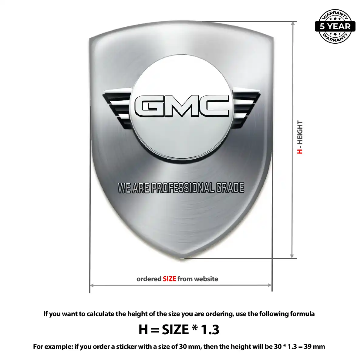 GMC Domed Emblem Elite Edition