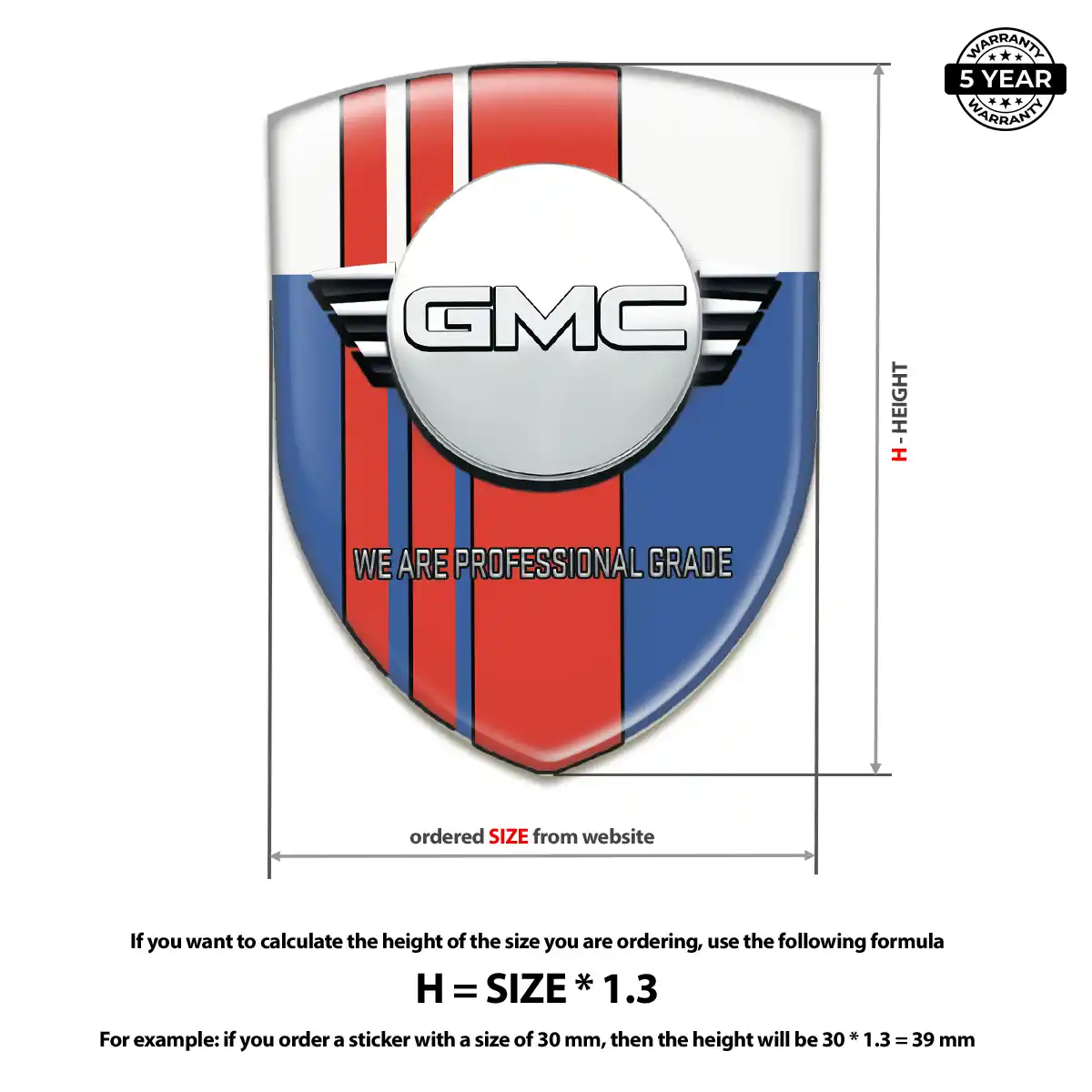 GMC Domed Emblem Interior Luxe