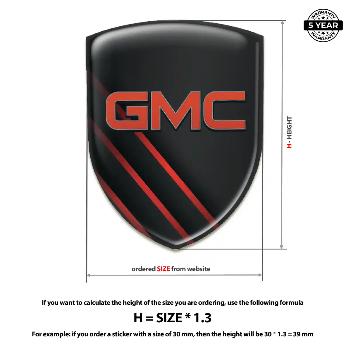 GMC Domed Emblem Opulent Line