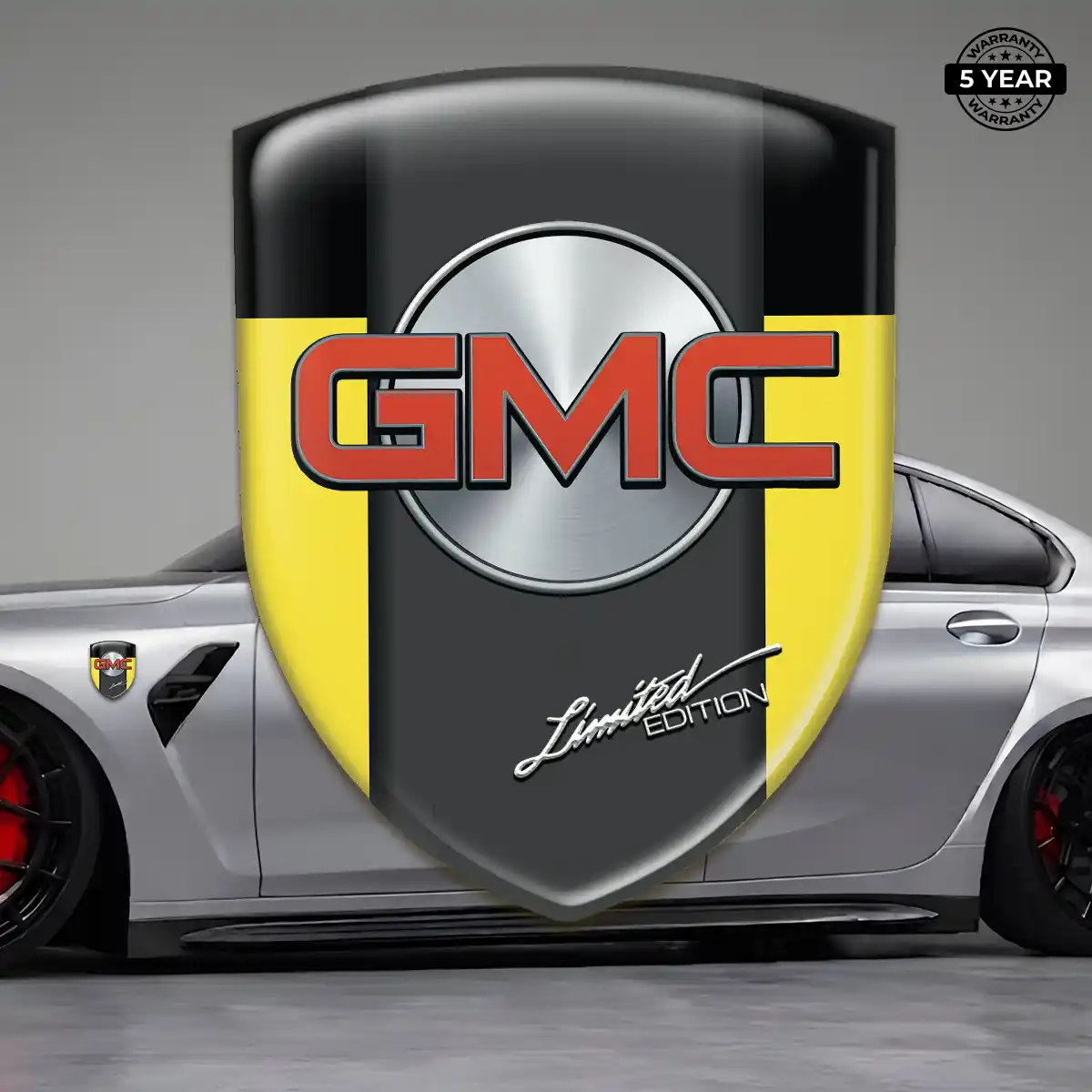 GMC Domed Logo Decal Deluxe Edition