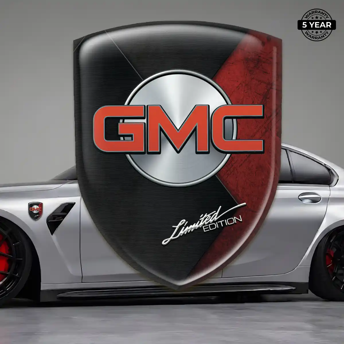 GMC Domed Logo Decal Refined Design
